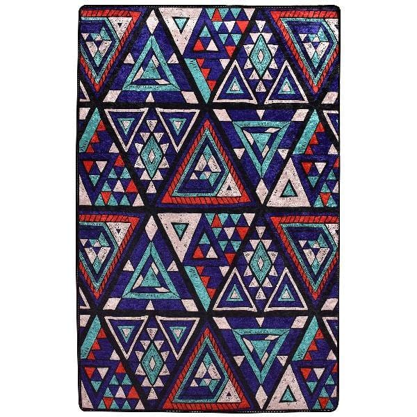 Trigon Dijital Baskılı Halı, Kaymaz Taban, Yıkanabilir Bonvagon