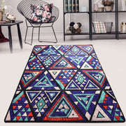 Trigon Dijital Baskılı Halı, Kaymaz Taban, Yıkanabilir Bonvagon