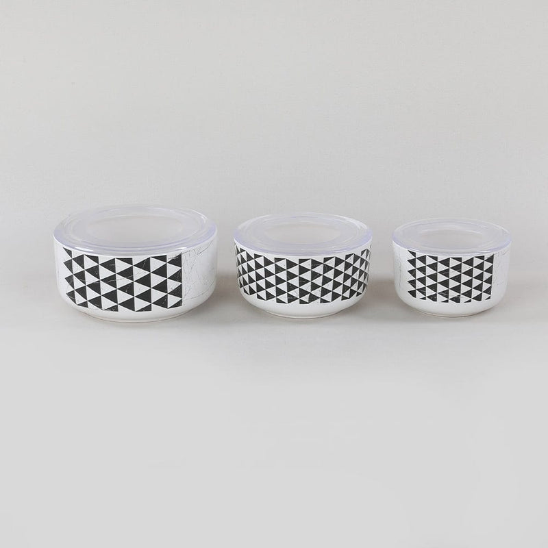 Trigon Saklama Kabı 12/14/16cm 3 Parça Bonvagon