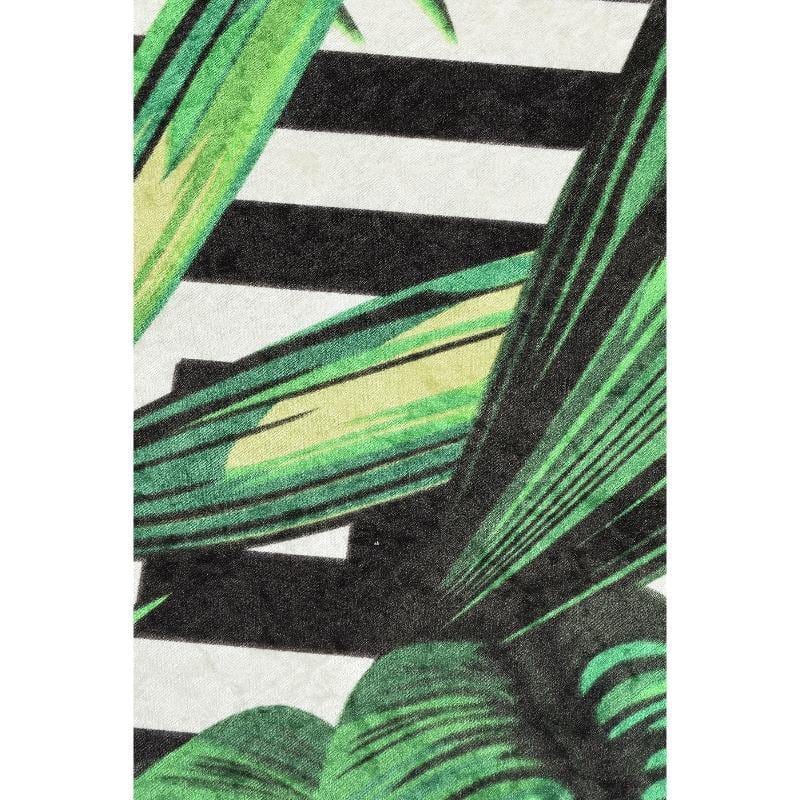 Tropic 40x60cm Dijital Baskılı Banyo Halısı, Kaymaz Taban, Yıkanabilir Bonvagon