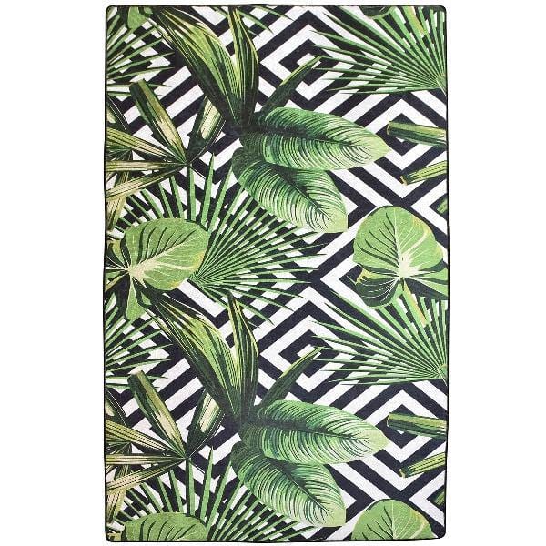 Tropic Dijital Baskılı Halı, Kaymaz Taban, Yıkanabilir Bonvagon