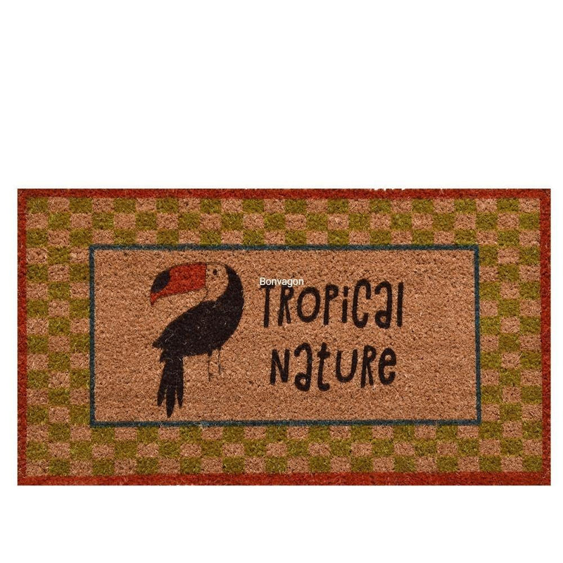 Tropical Green  Doğal Koko Hindistan Cevizi  Kapı Önü Paspas 60x40cm