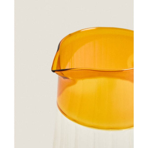 Turuncu Detaylı Cam Sürahi 1600 ml Bonvagon