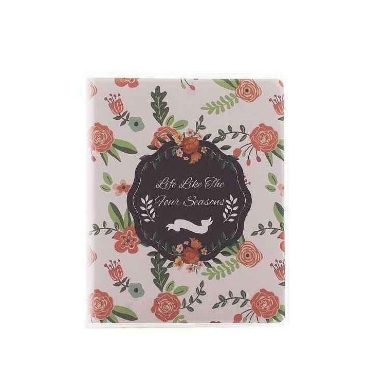 Turuncu Güllü Defter Bonvagon