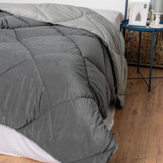 Utka Çift Kişilik Yorgan Antrasit Bonvagon