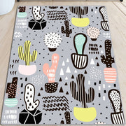 Vector Dijital Baskılı Halı, Kaymaz Taban, Yıkanabilir Bonvagon