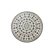 Venice Siyah Dijital Baskılı 100cm Banyo Halısı, Kaymaz Taban, Yıkanabilir Bonvagon