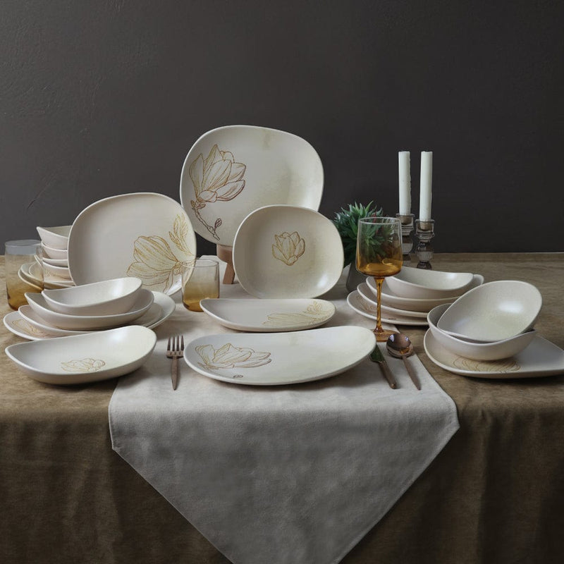 Vintage Bloom Yemek Takımı 24 Parça 6 Kişilik