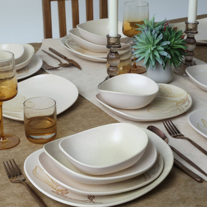Vintage Bloom Yemek Takımı 24 Parça 6 Kişilik