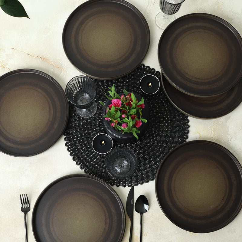 Vintage Stackable Servis Tabağı 27cm 6 Adet