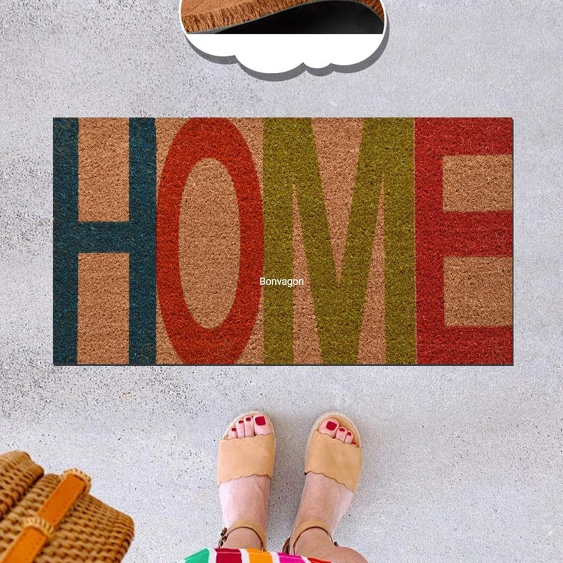 Vivo Home Doğal Koko Hindistan Cevizi  Kapı Önü Paspas 60x40cm