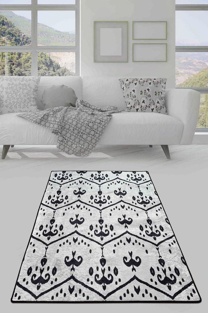 Vogue Dijital Baskılı Halı, Kaymaz Taban, Yıkanabilir Bonvagon