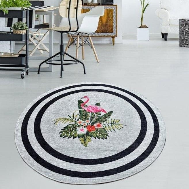 Wald Dijital Baskılı Halı, Kaymaz Taban, Yıkanabilir Bonvagon