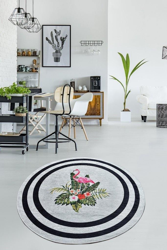 Wald Dijital Baskılı Halı, Kaymaz Taban, Yıkanabilir Bonvagon