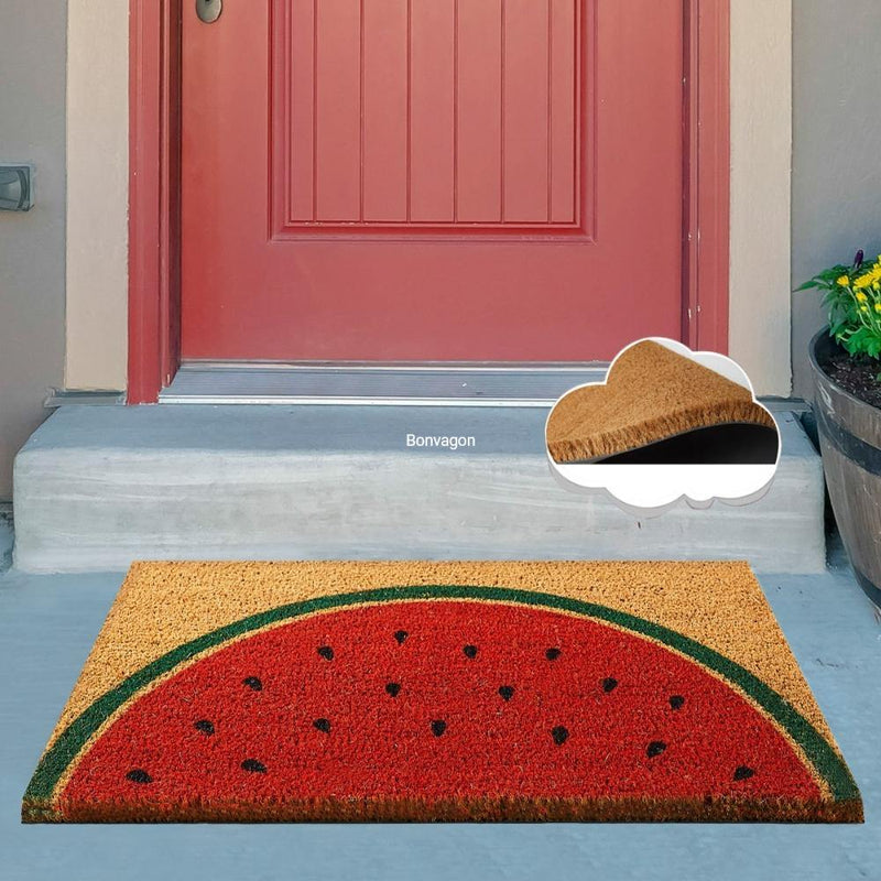 Watermelon Doğal Koko Hindistan Cevizi Kapı Önü Paspas 60x40cm