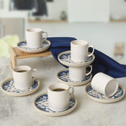 Wave Flow Nordic Kahve Takımı 12 Parça 6 Kişilik 22750-51 Bonvagon