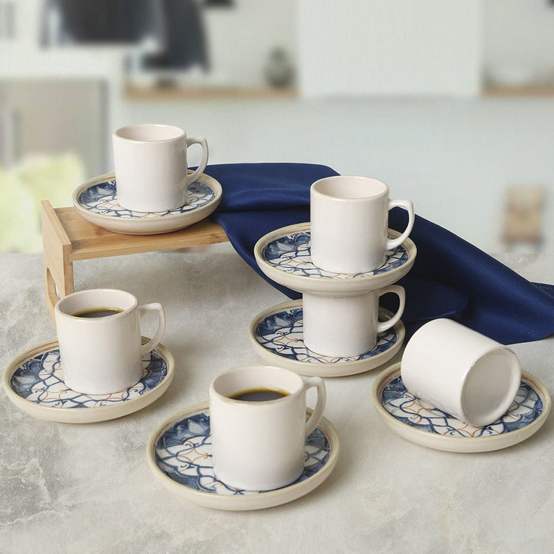 Wave Flow Nordic Kahve Takımı 12 Parça 6 Kişilik 22750-51 Bonvagon