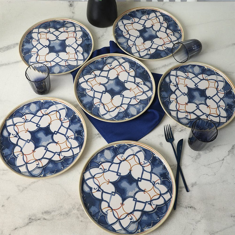 Wave Flow Nordic Servis Tabağı 28 cm 6 Adet Bonvagon