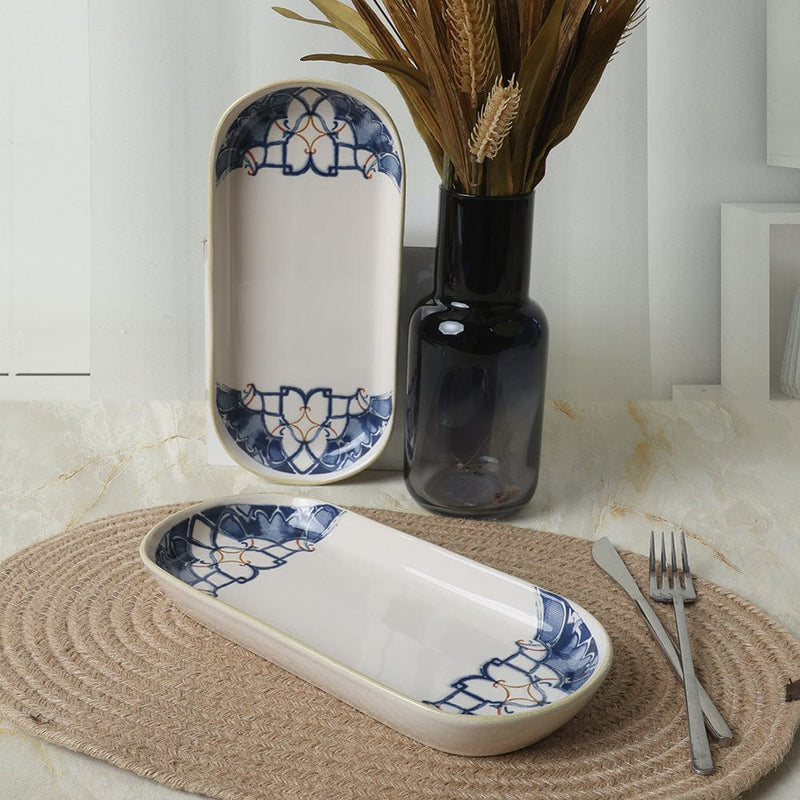 Wave Flow Noyan Kayık Tabak 26 Cm 2 Adet 22747 Bonvagon