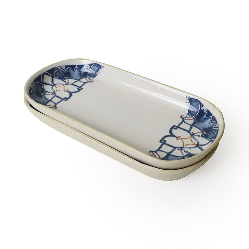 Wave Flow Noyan Kayık Tabak 26 Cm 2 Adet 22747 Bonvagon