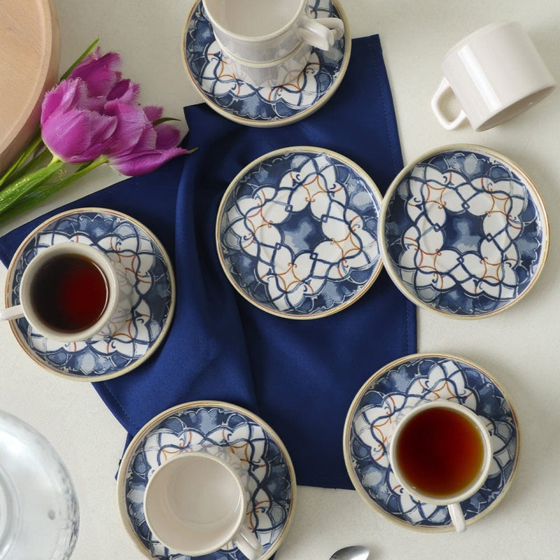 Wave Flow Stackable Çay Takımı 12 Parça 6 Kişilik Bonvagon