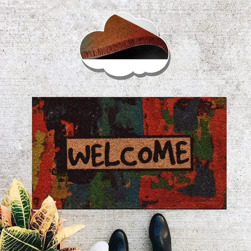 Welcome Colors Doğal Koko Hindistan Cevizi Kapı Önü Paspas 60x40cm