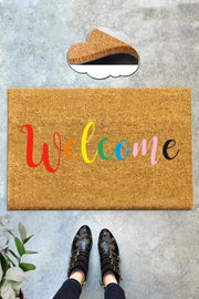 Welcome Colors Doğal Koko Hindistan Cevizi Kapı Önü Paspas 60x40cm Bonvagon