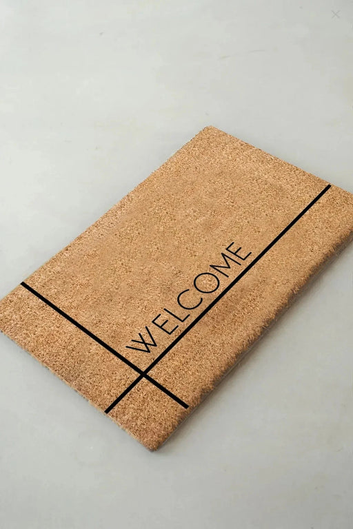 Welcome Doğal Koko Hindistan Cevizi Kapı Önü Paspas 60x40cm Bonvagon