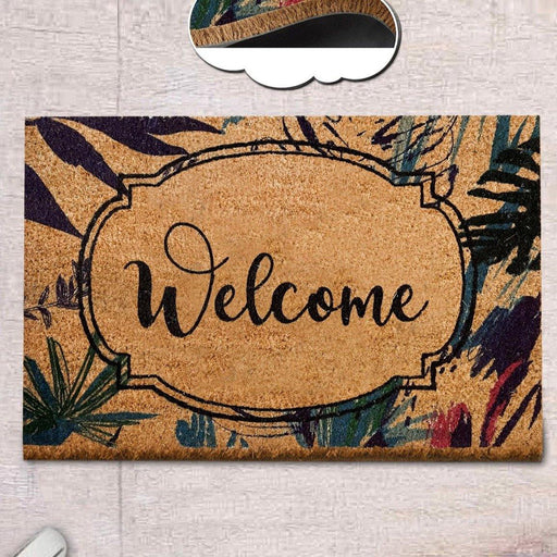 Welcome Hojaco Doğal Koko Hindistan Cevizi Kapı Önü Paspas 60x40cm Bonvagon