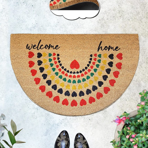 Welcome Home Sollen 45x75cm Doğal Koko Hindistan Cevizi Kapı Önü Paspas