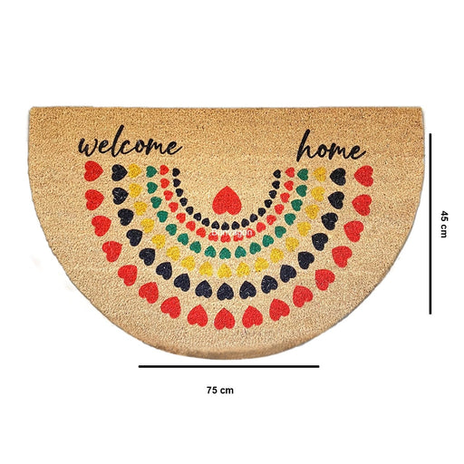 Welcome Home Sollen 45x75cm Doğal Koko Hindistan Cevizi Kapı Önü Paspas Bonvagon