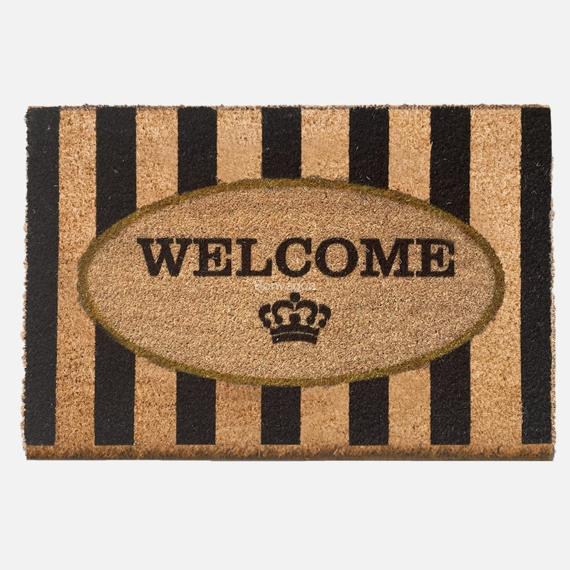 Welcome King Doğal Koko Hindistan Cevizi Kapı Önü Paspas 60x40cm Bonvagon