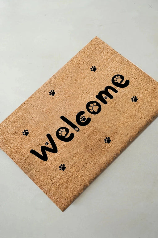 Welcome Pati Doğal Koko Hindistan Cevizi Kapı Önü Paspas 60x40cm Bonvagon