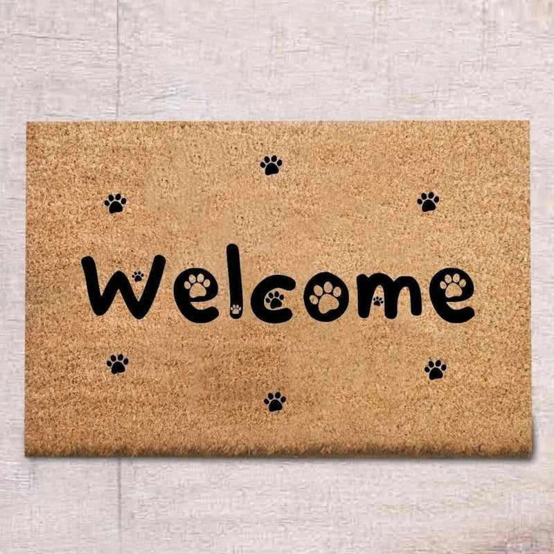 Welcome Pati Doğal Koko Hindistan Cevizi Kapı Önü Paspas 60x40cm Bonvagon