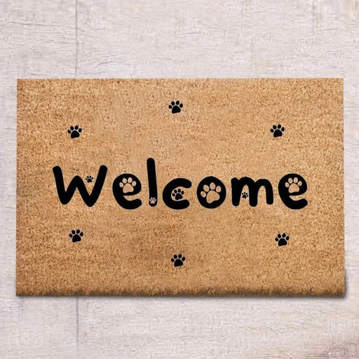 Welcome Pati Doğal Koko Hindistan Cevizi Kapı Önü Paspas 60x40cm Bonvagon