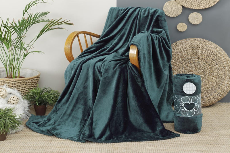 Wellsoft TV Battaniyesi 100x170 Petrol Bonvagon