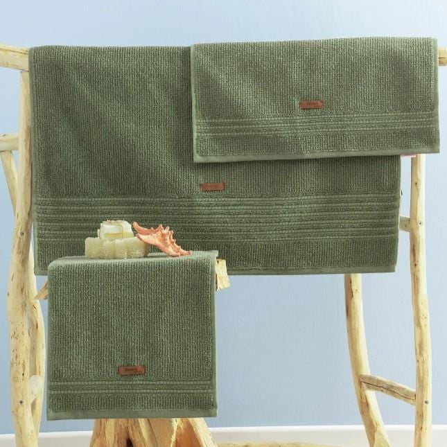 Welness Forest Yeşil Havlu Seti Bonvagon