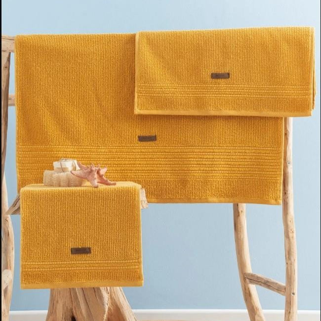 Welness Sunset Sarı Havlu Seti Bonvagon