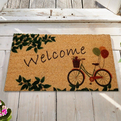 Wheel Doğal Koko Hindistan Cevizi Kapı Önü Paspas 60x40cm Bonvagon