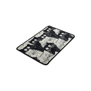 White Cats Dijital Baskılı 40x60cm Banyo Halısı, Kaymaz Taban, Yıkanabilir Bonvagon