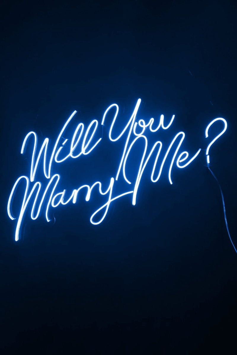 Will You Marry Me? Yazılı Neon LED Aydınlatma Işıklı Tablo Evlilik Teklifi Aşk Temalı Duvar Dekorasyon