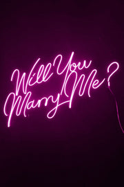 Will You Marry Me? Yazılı Neon LED Aydınlatma Işıklı Tablo Evlilik Teklifi Aşk Temalı Duvar Dekorasyon