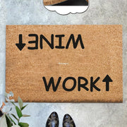 Work Wine - Opus Doğal Koko Hindistan Cevizi Kapı Önü Paspas 60x40cm Bonvagon