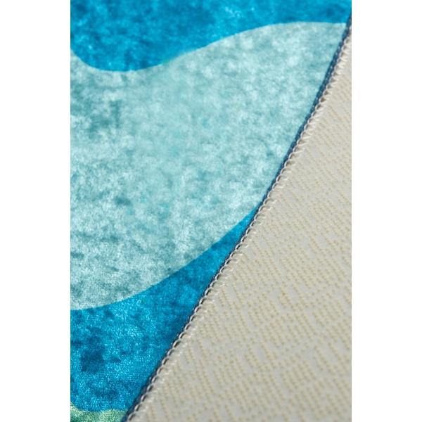 World Yıkanabilir Antibakteriyel Çocuk Halısı Mavi, Kaymaz Taban, Yıkanabilir Bonvagon