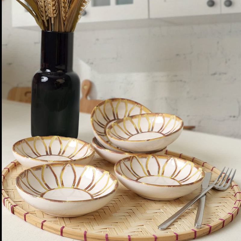 Worn Gold Halka Çerezlik / Sosluk 13 Cm 6 Adet 22967 Bonvagon