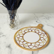 Worn Gold Peynir Sunum Tabağı 26 Cm 22968 Bonvagon