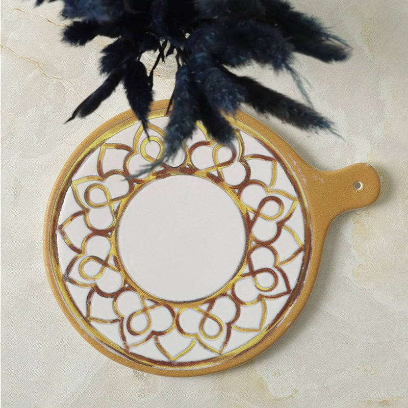 Worn Gold Peynir Sunum Tabağı 26 Cm 22968 Bonvagon