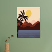 Wow 30x40 Manzara İllustration Duvar Tablo