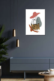 Wow 30x40 Sanatsal Kadın Portre Duvar Tablo