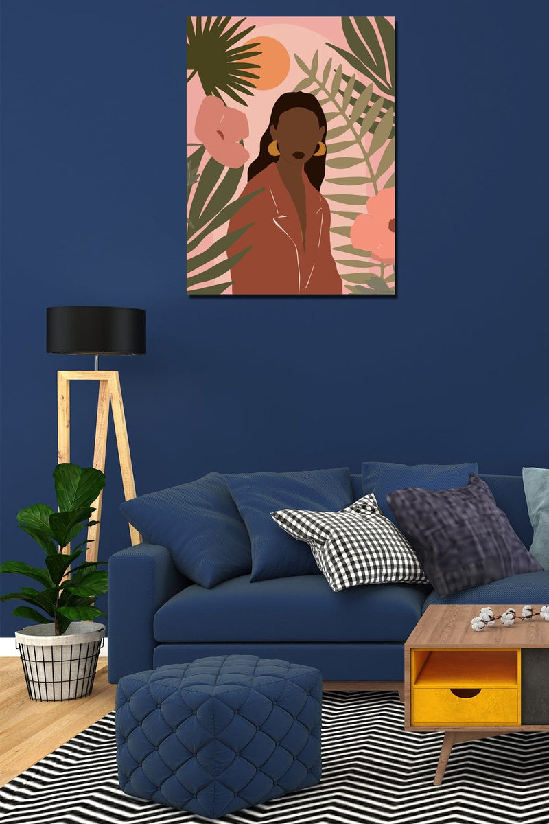 Wow Bohem 30x40 Kadın Portre Duvar Tablo